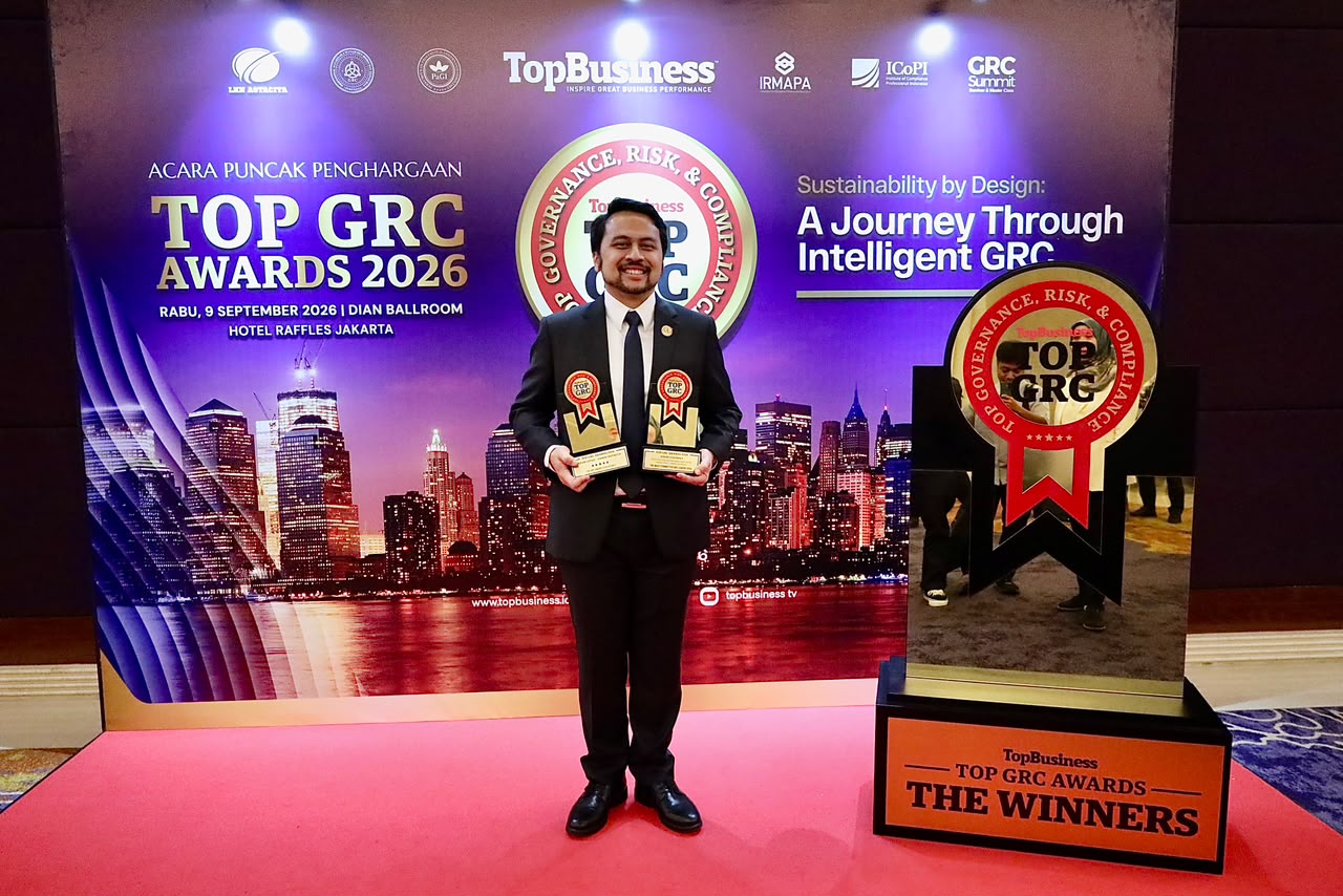  AirNav Indonesia Raih TOP GRC Awards 2026 #5 Star