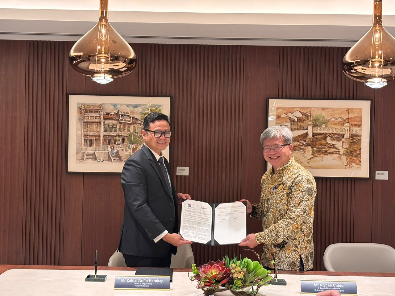 AirNav Indonesia–CAAS Perkuat Layanan Lintas FIR melalui Pertukaran Data ADS-B